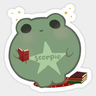 Scorpio Froggy Sticker